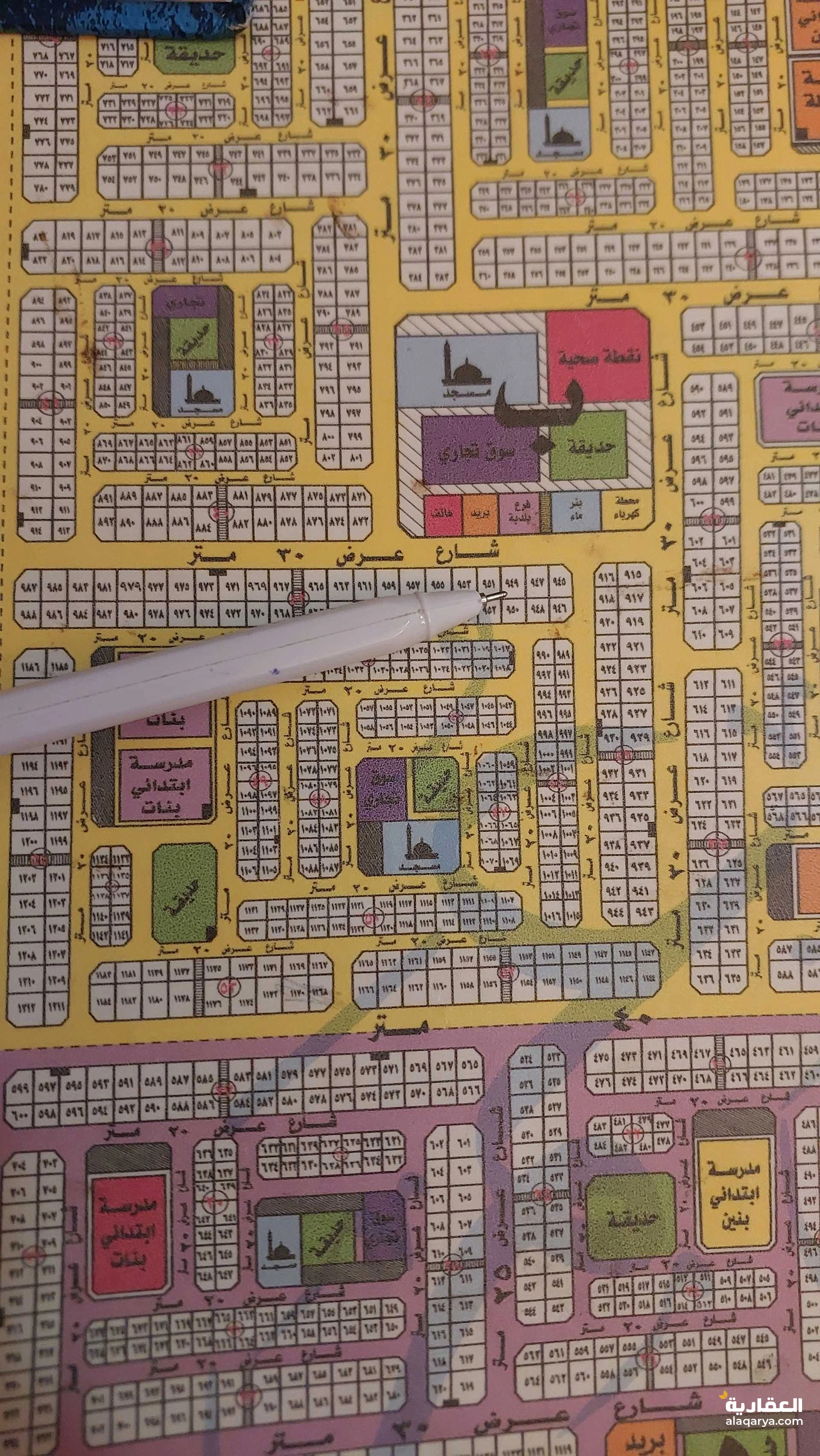 أرض للبيع بمخطط الشراع