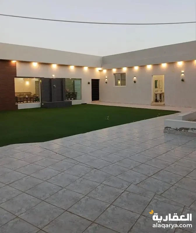 #للبيع شاليه مؤثث، وبمسبح في حي الروابي شرق بريدة