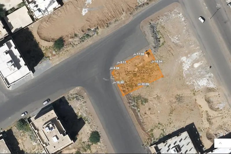 #للبيع ارض ركنية على شارعين 25 بمخطط ولي العهد 2