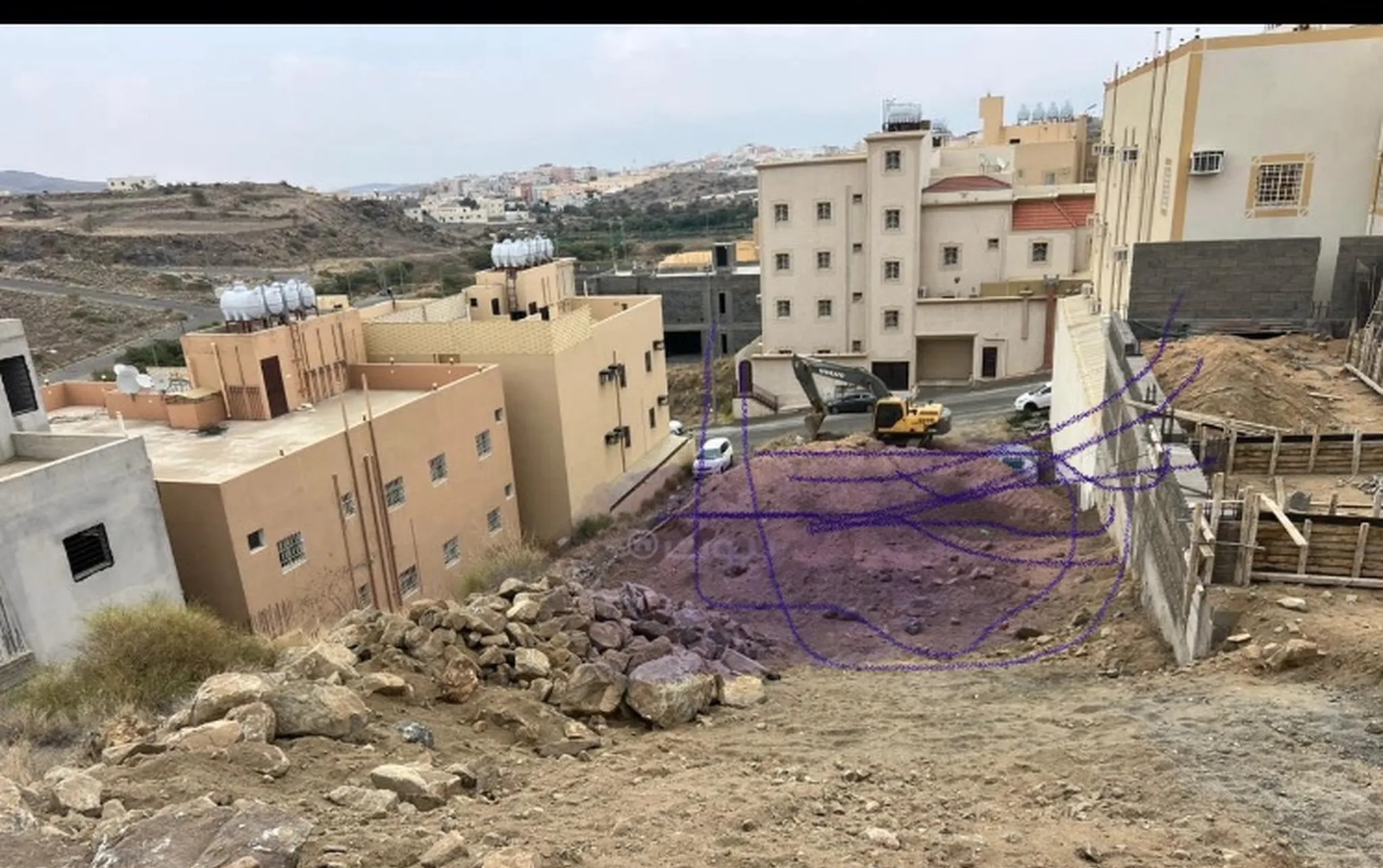 #للبيع ارض حي القرى ابها